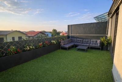 Penthouse pe două niveluri, terasa in forma de L (40 mp) - 1