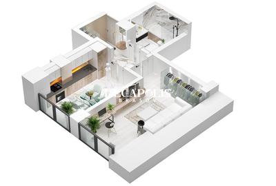 Apartament/Aparthotel 1 cameră | Noua | 40.3 mp Utili - 4