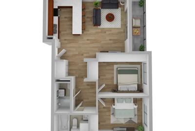 Apartament de 3 camere, 73,3 mp ANDREI MURESANU - 1