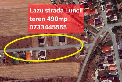 Teren Construcții intravilan de 490 mp, în Lazu
