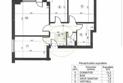 Apartament 3 camere decomandat | Mobilat complet | Parcare | Bloc 2020 - 15