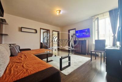 Apartament cu 3 camere semidecomandat, mobilat în Florești