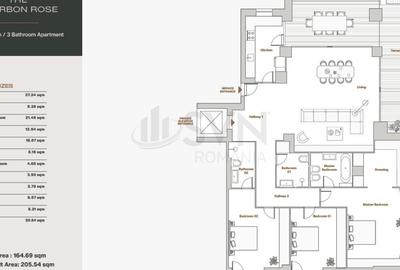 REA1027640 Apartament 4 camere DAMASK I Lux I Pipera - 12