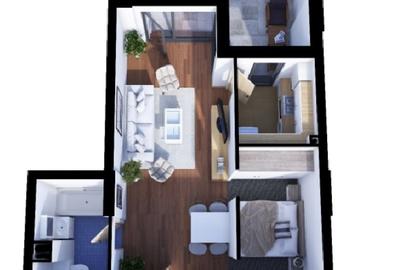 Apartament modern de 41mp, pe strada Soporului - 1