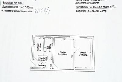 Apartament 2 camere - Casa de Cultura - 77.500 euro (Cod E2+E7) - 7