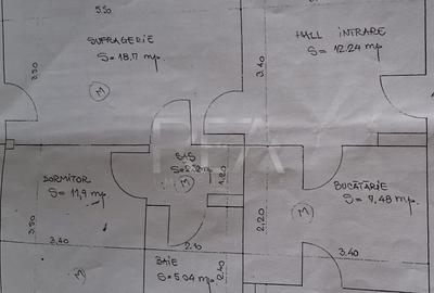 3 Camere - Marriot - Etaj 7 - Bloc 1989 - 8