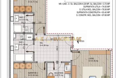 3 Camere | Theodor Pallady |  Metrou | Parcare | Modern - 8