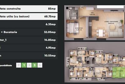 Apartament FINALIZAT -  RESIDENCE5 FOREST-Comision 0% - 12