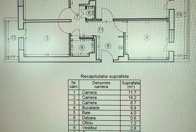 Ap 3 camere zona Vitan Dristor. 2 bai. Decomandat. Locatie exacta pe Map - 10