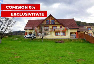 EXCLUSIVITATE Pensiune 9 camere 615 mpu 3600 mp teren in Fantanele - 1
