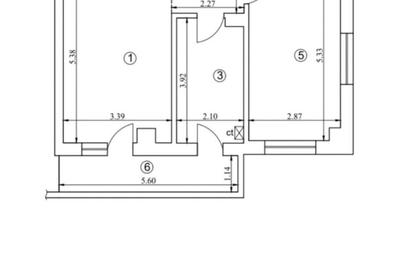Bloc nou, Apartament cu 2 camere, mobilat si utilat, geam la baie, et 4 - 10