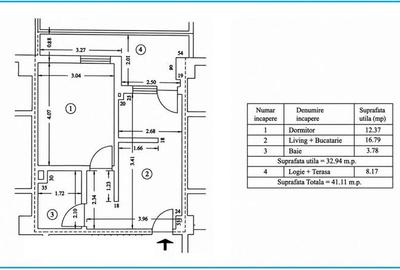 STUDIO 41 MP, ETAJ 1, MOBILAT- UTILAT - 15