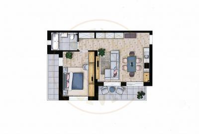 De vanzare apartament 2 camere - 5