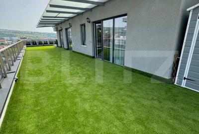 Apartament la cheie, 3 camere, 73 mp, 143 mp terasa, parcare, zona Rivus Mall - 1