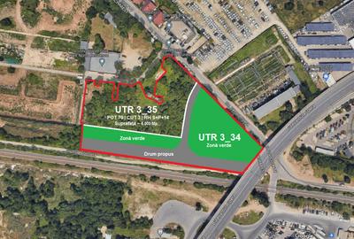 Teren Construcții intravilan de 14594 mp, în Pipera