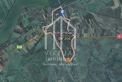 Teren agricol intravilan de 1717 mp, în Porumbacu de Jos
