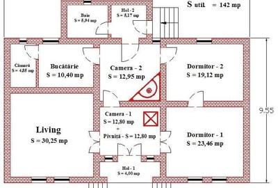 Conac boieresc - 5 camere - Nicolae Balcescu - 105.000 euro (Cod E11) - 18