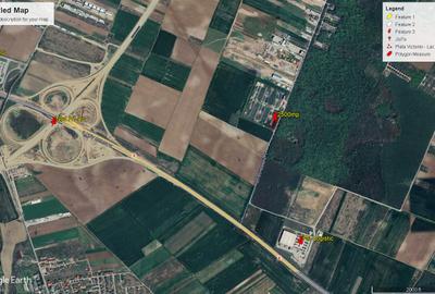INCHIRIEZ 2500mp teren cu utilitati, imprejmuit, amenajat, parcare TIR-container - 2