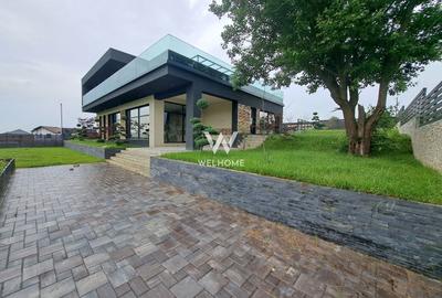 Vilă modernă premium cu piscină interioară, teren 1200 mp și panoramă - 1