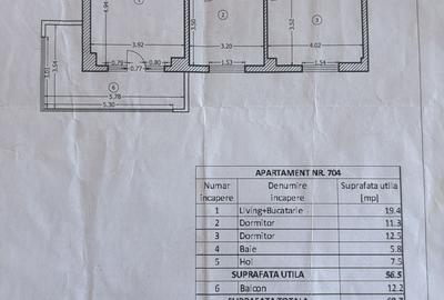 3 camere - Militari Residence - str Ilie Petre - 19