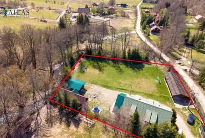 Vile turistice, locație montană superbă, la marginea pârâului,  2600 mp teren - 4