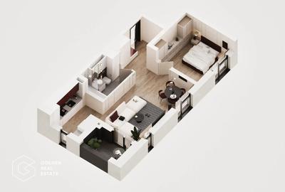 Apartament 2 camere Vladimirescu, Bloc Nou, comision 0%, - 3