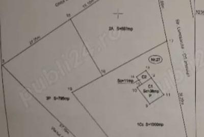 Teren Construcții intravilan de 2392 mp, în Ghercești