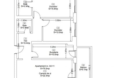 Apartament 3 Camere Metrou Nicolae Teclu la 3 minute - 5