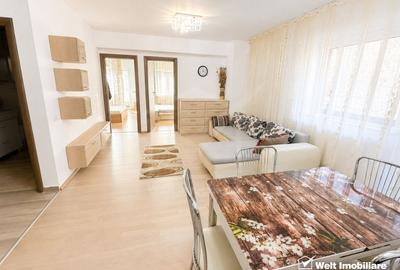 Apartament cu 3 camere semidecomandat, mobilat în Mănăștur