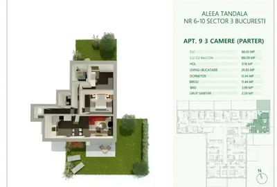 Apartament 3 camere, curte | Lux | Metrou Mihai Bravu I COMISION 0 % - 8