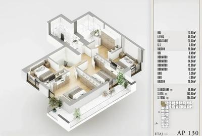 DUPLEX 5 Camere Upper Premium Izolatie Fonica Th. Pallady STB 8 Minute - 8