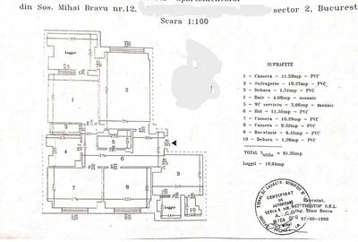 Apartament 4 camere | Obor | Complet renovat | Vedere Spate | 92 mp | Anvelopat - 4