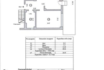 Mamaia Nord apartament nou 51 mp cu terasa si loc parcare - 8