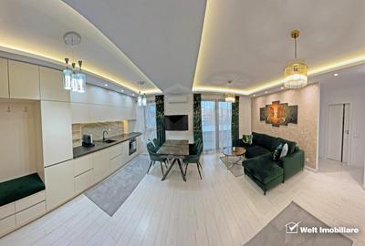 Apartament cu 3 camere semidecomandat, mobilat în Între Lacuri