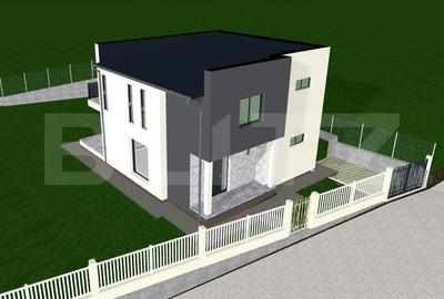 Ansamblu privat case individuale: 120 mp util, 600 mp teren, Baciu - 1