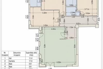 Apartament 4 camere 124mp + curte | 0 comision | Pipera Iancu Nicolae | mobilat - 6