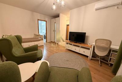 Garsonieră semidecomandată, mobilată în Pipera