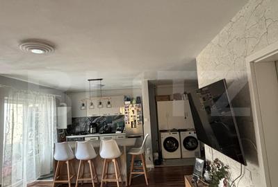 Apartament cu 3 camere semidecomandat, mobilat în Florești
