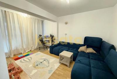Apartament cu 2 camere semidecomandat, mobilat în Băneasa