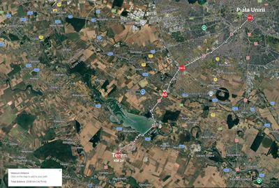 VANZARE TEREN 24.108 MP DN6/ E70 STRADAL, GIURGIU, MIHAILESTI - 2