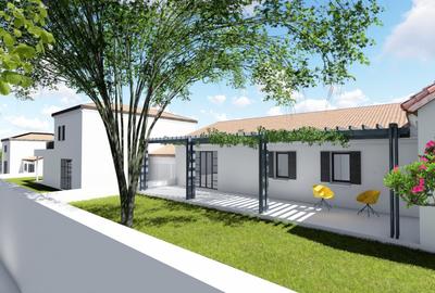 Vilă mediteraneană, pe parter, cartier cu iesire la lac, peninsula Balotesti - 12