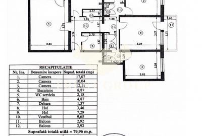 Apartament 4 camere Turda | Imobil 1983 - 1