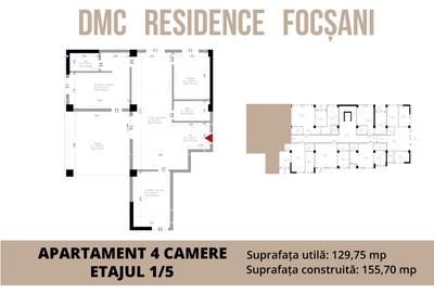 Apartament 4 camere-PARTER INALT -130 mp utili - 5