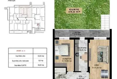 Apartament 2 camere cu grădină | Acces facil la metrou Nicolae Teclu - 2