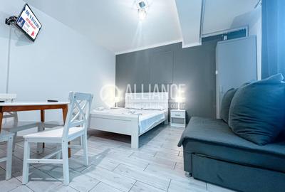 Garsonieră decomandată, mobilată în Central