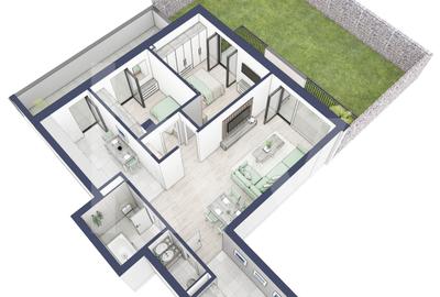 Apartament 3 camere, Parter, intabulare vara 2026 - 4