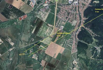 Investitie: 1 Ha Teren intre Rasnov si Bran, Panorama Bucegi - 2