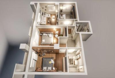 Apartament 3 camere nou - Calea Surii Mici - 3