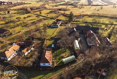 Gospodarie cu anexa, pivnita, iaz cu pesti si 2.280 mp de teren fertil Lemnia, C - 21
