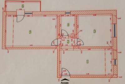 Apartament 3 camere, etajul 5, Mansardă, Aradului, mobilat și utilat, comision 0 - 2